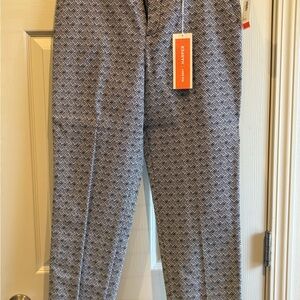 Old Navy Harper Men's Navy Geometric Dress Pants